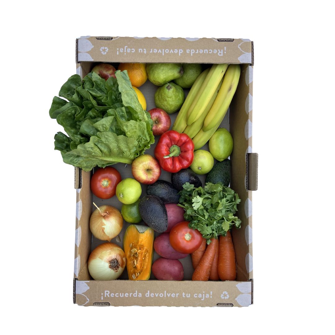 Canasta base de frutas y verduras Juan Esparraguito