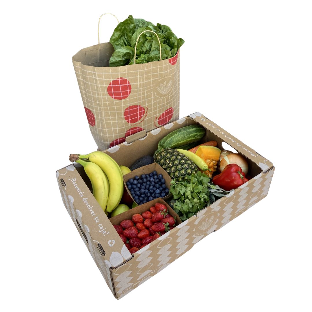 Canasta completa de frutas y verduras Juan Esparraguito