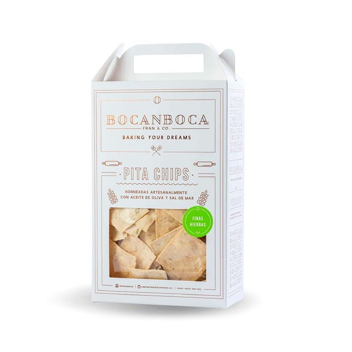 Pita Chips Bocanboca Finas Hierbas