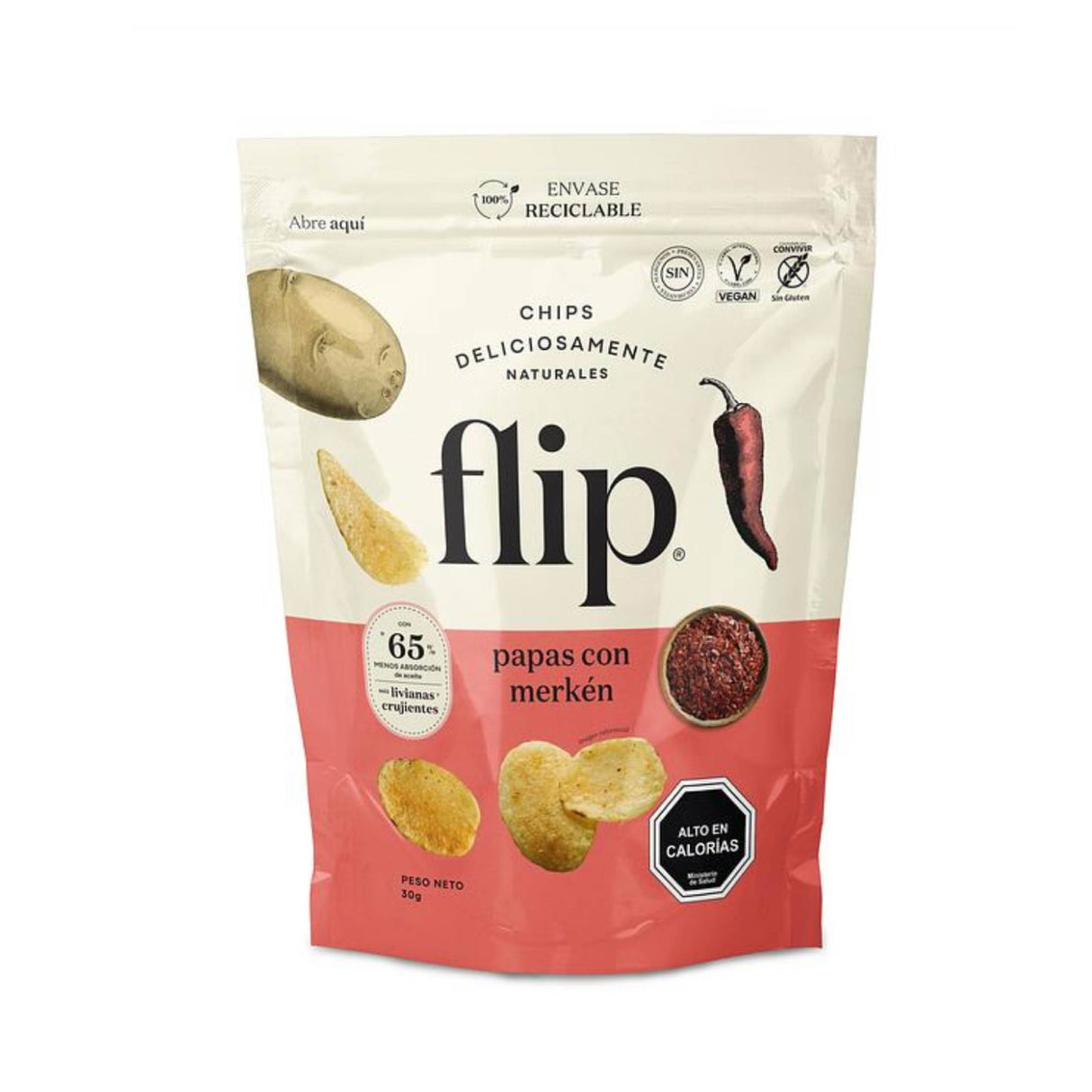 Papas con Merkén Flip (30g)