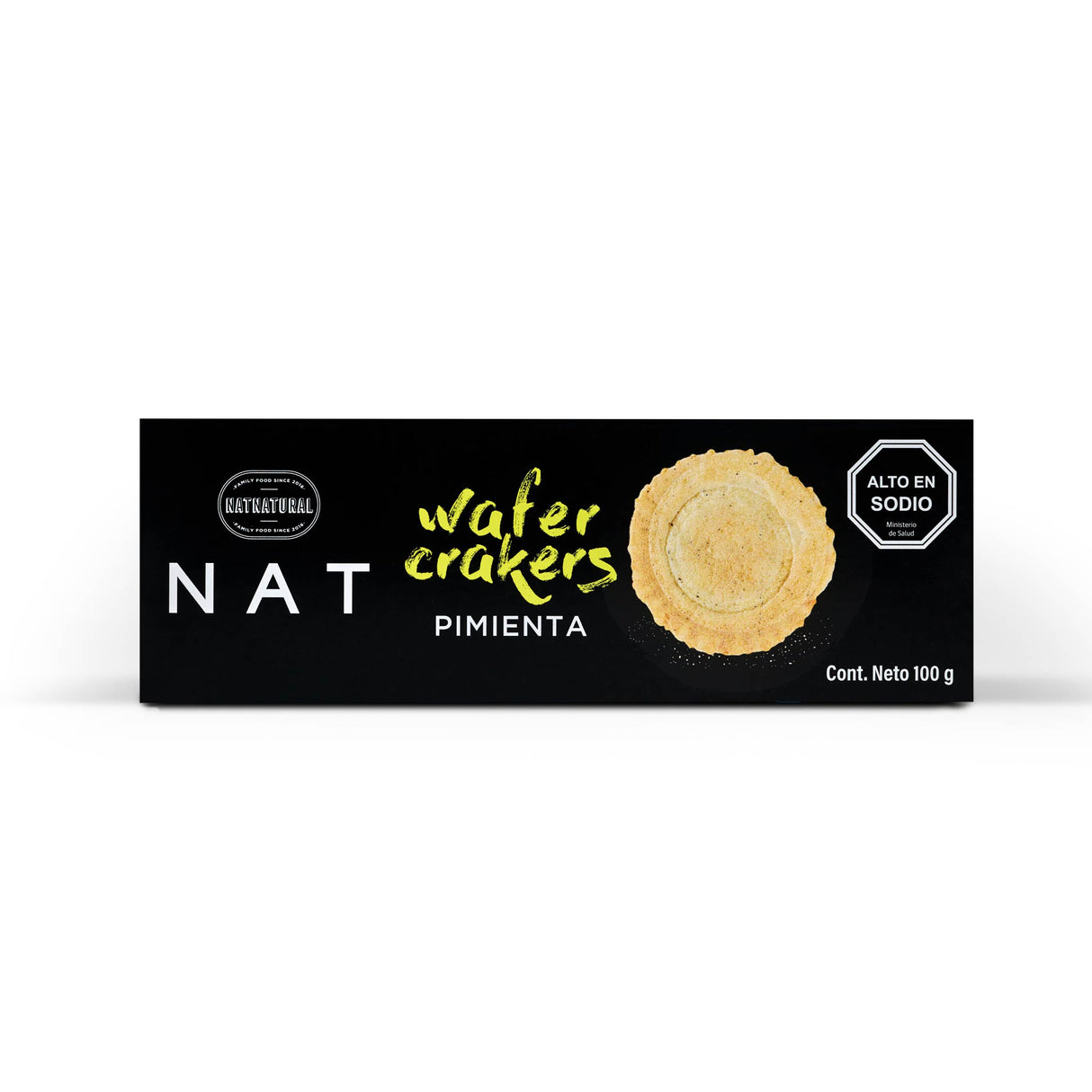 Nat Wafer Crackers Pimienta