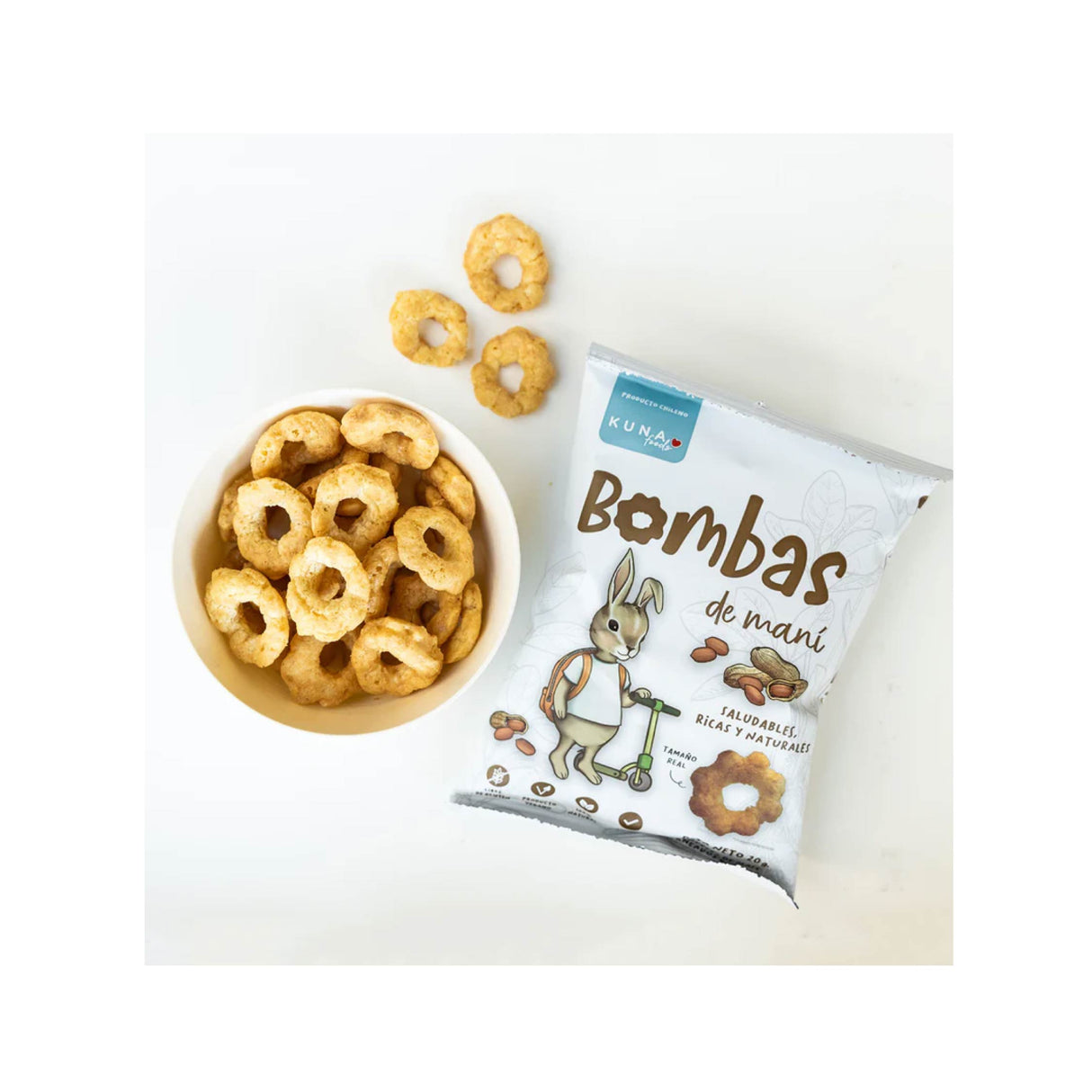 Kuna Foods Bombas Maní 20 grs