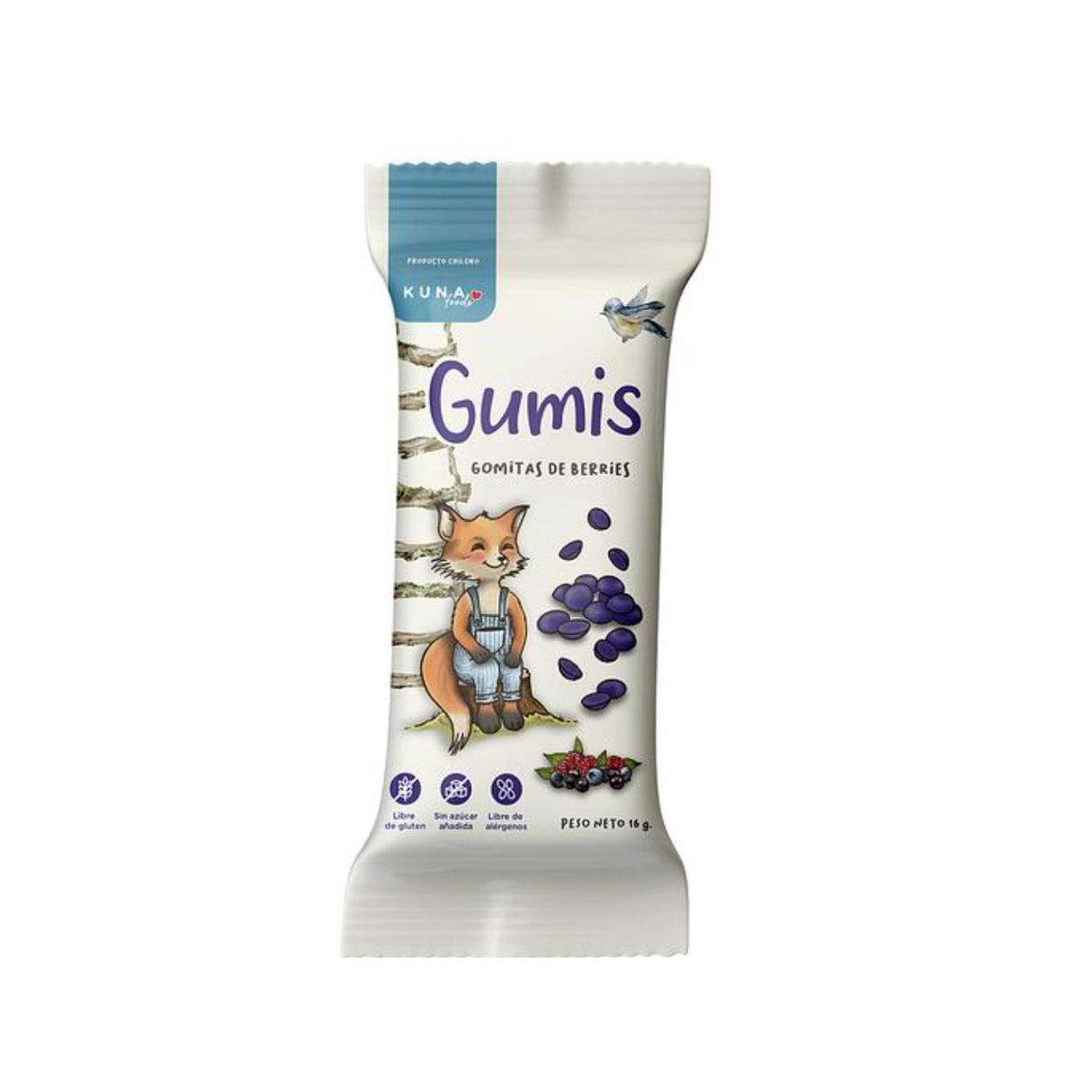 Kuna Foods Gumis Berries 16 grs