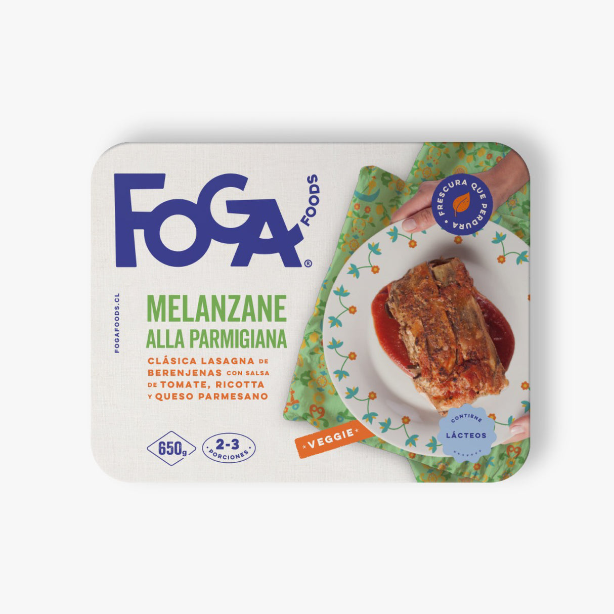 Foga Melanzane alla Parmigiana (2-3 porciones)