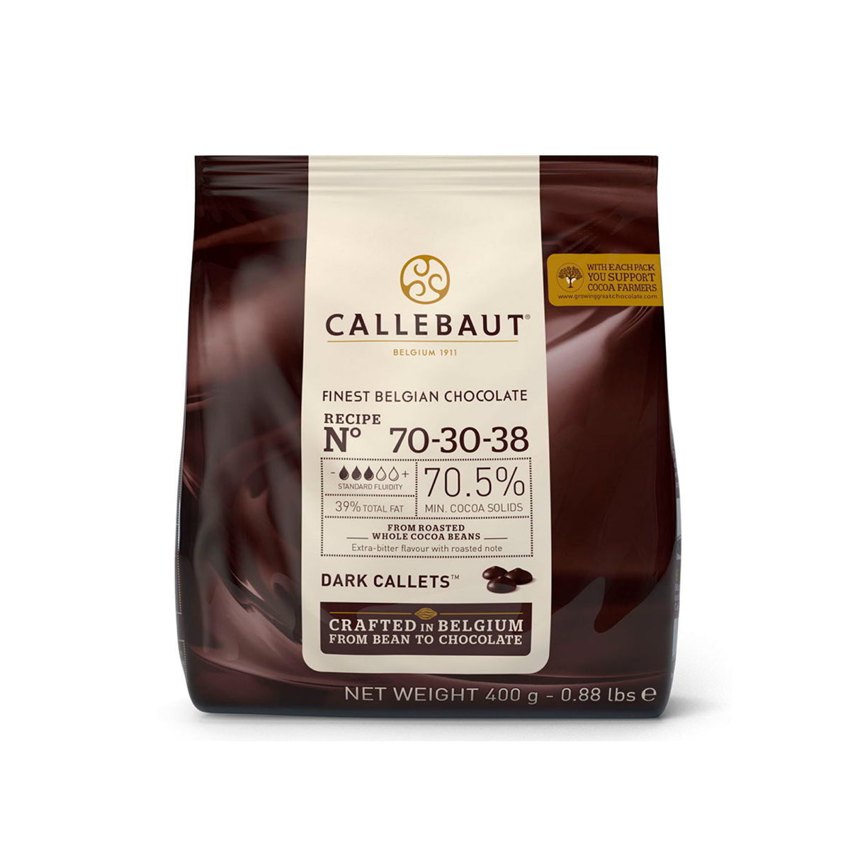 Chocolate Amargo 70% Cacao (400g)
