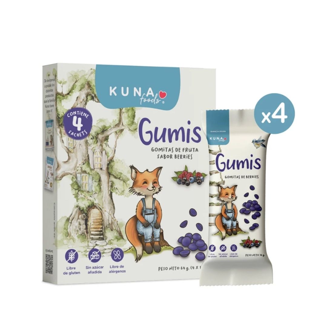 Gumis Berries Kuna gomitas de fruta 64 g a domicilio en Santiago