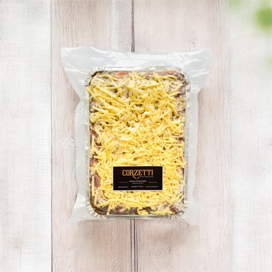 Lasaña Carne Mechada Corzetti