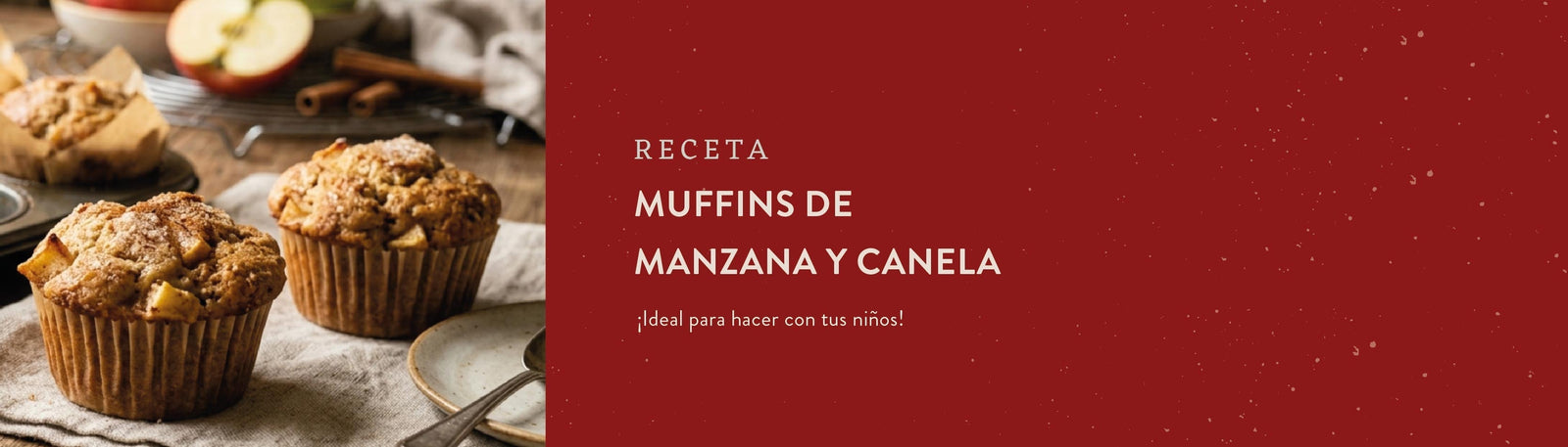 muffins de manzana y canela