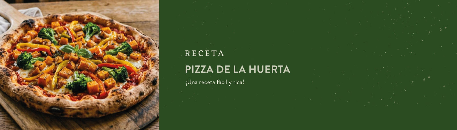 Pizza de la huerta para armar en familia