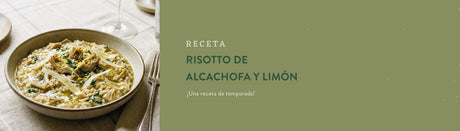 Risotto de alcachofa y limón
