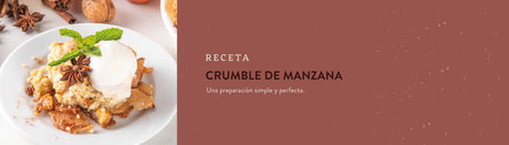 Receta cumble de manzana fresca