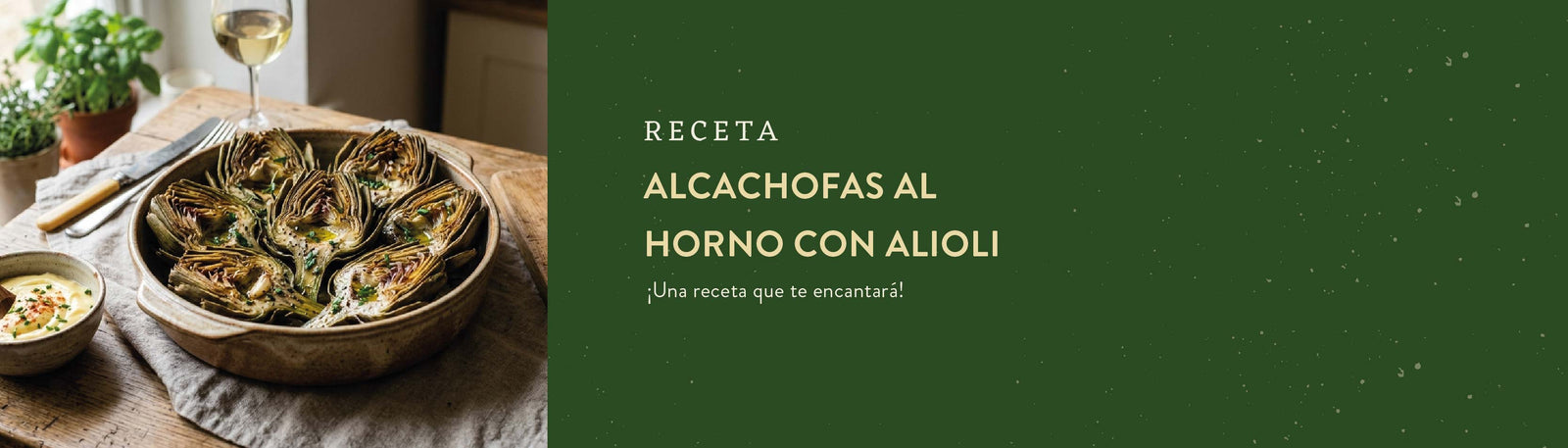 receta alcachofas al horno con alioli