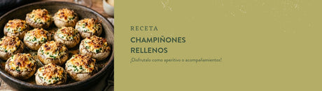 Receta Champiñones rellenos al horno Juan Esparraguito