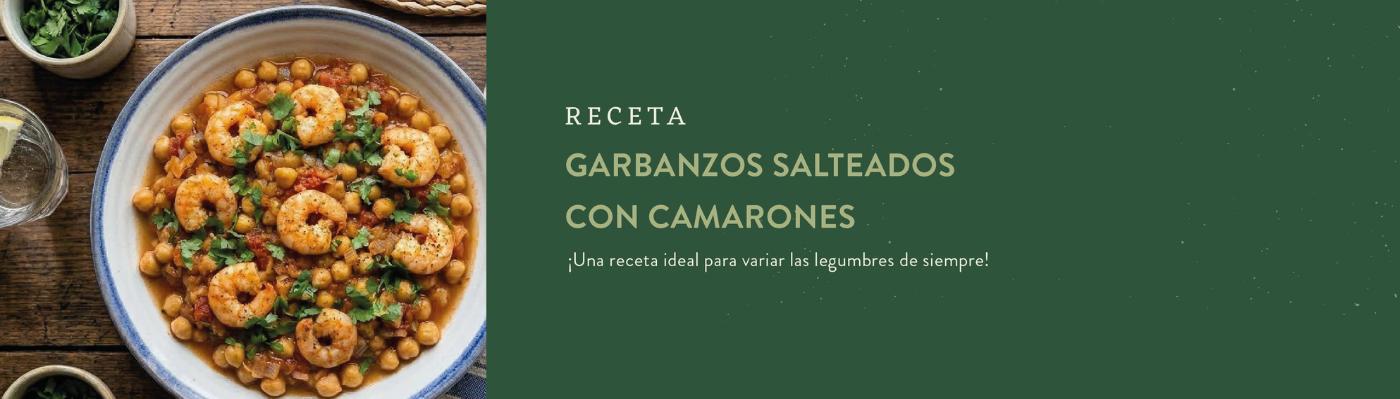 Garbanzos Salteados con Camarones | Juan Esparraguito
