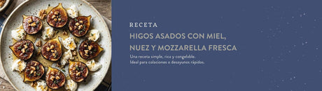 Receta de higos asados con miel y mozzarella | Juan Esparraguito