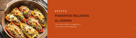 Pimientos dulces rellenos al horno | Juan Esparraguito