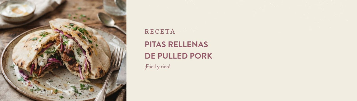 Pitas rellenas de pulled pork receta juan esparraguito