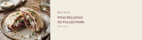 Pitas rellenas de pulled pork receta juan esparraguito