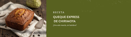 Receta queque de chirimoya express