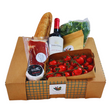Cestas cajas de aperitivo preparadas para despacho en Santiago