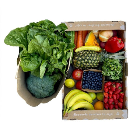Canasta completa de frutas y verduras Juan Esparraguito
