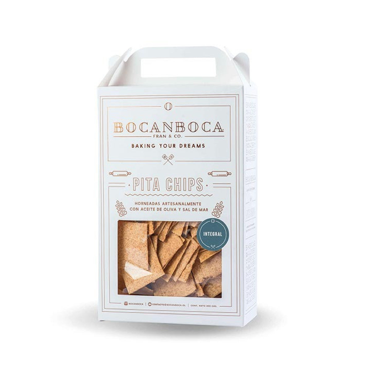 Pita Chips Bocanboca Integral