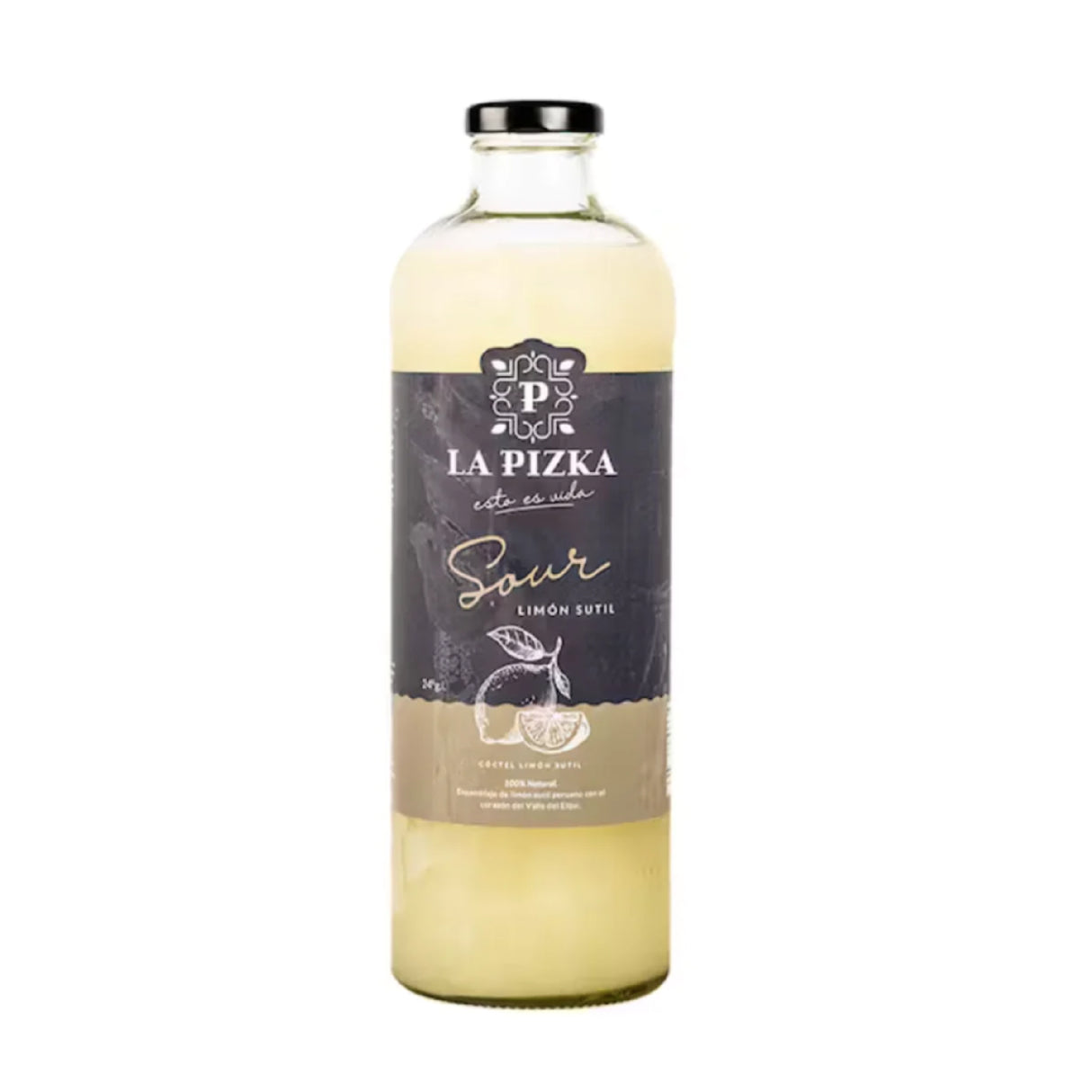 Pisco Sour La Pizka Natural Con Azúcar 1L