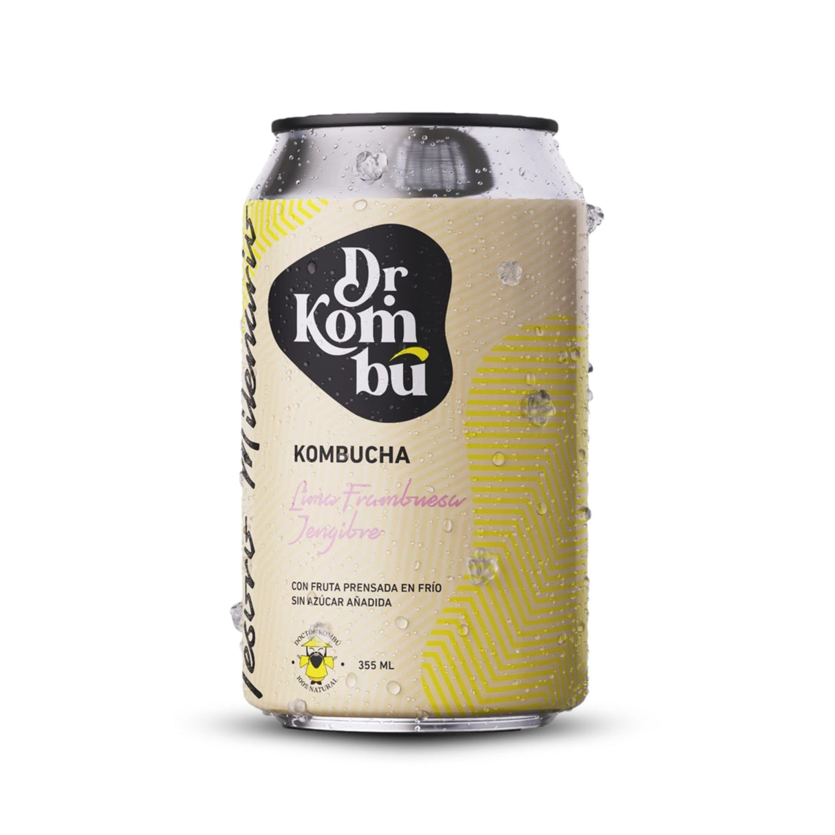 Kombucha Lima Frambuesa Jengibre 355 ml