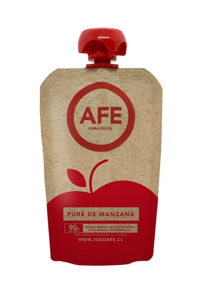 Puré de Manzana AFE 90 g — puré de fruta sin azúcar añadida