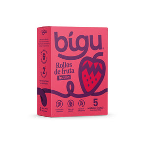 Rollos de Fruta Bigu frutilla (125 grs)