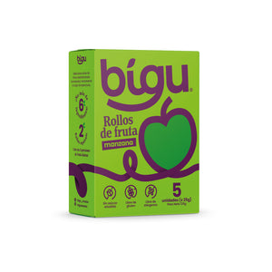 Rollos de Fruta Bigu Manzana (125 grs)