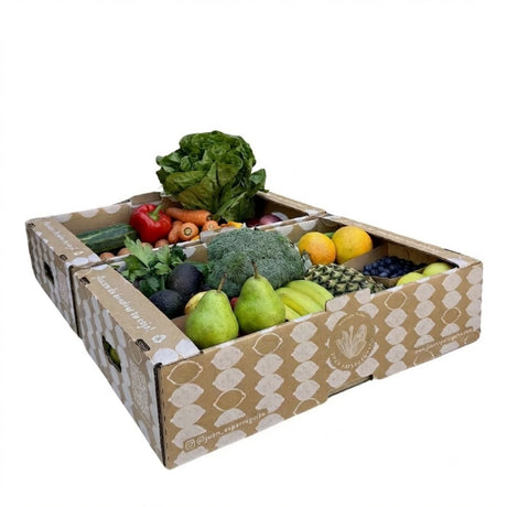 Caja de frutas y verduras a domicilio en Santiago