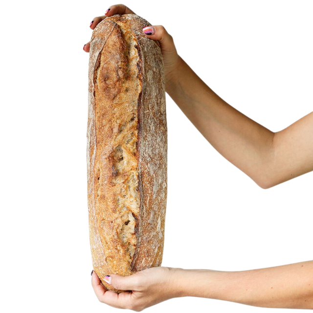Ciabatta artesanal La Popular 800 g de masa madre con corteza crujiente y miga aireada, a domicilio en Santiago