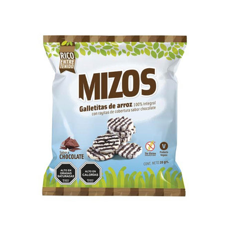 Galletas de Arroz Mizos Chocolate 20 g sin gluten a domicilio en Santiago