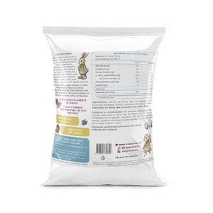 Snack saludable a domicilio en Santiago. Puffs Manzana Arándano Kuna Foods 10 g, snack infantil sin azúcar añadida y libre de gluten