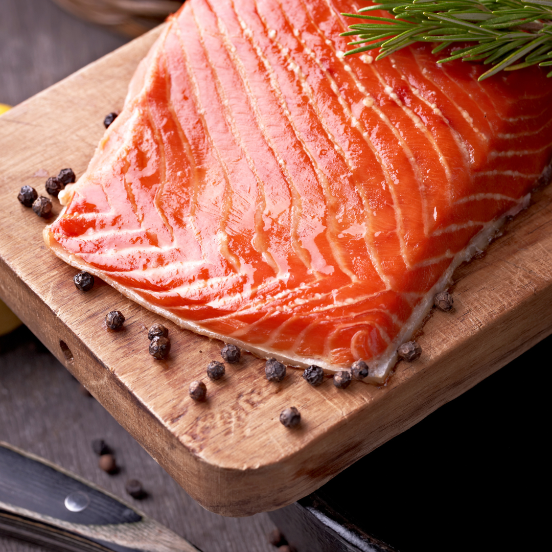 Salmón ahumado en caliente congelado (250 grs aprox)