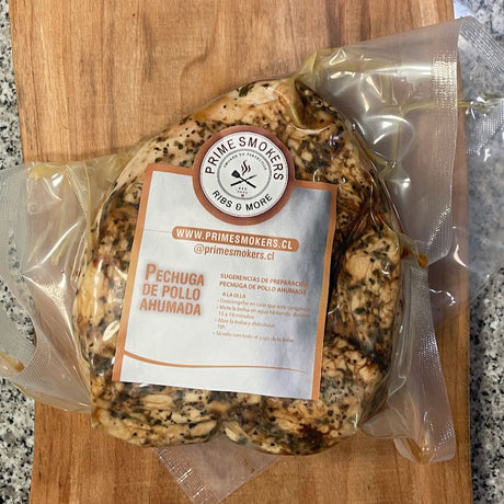 Smoked Chicken Prime Smokers 650 g congelado, pollo ahumado y cocido lentamente, listo para calentar y servir