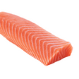 Loin de trucha Caleta Bay congelado de aproximadamente 350 gramos, corte grueso de carne rosada ideal para horno o plancha