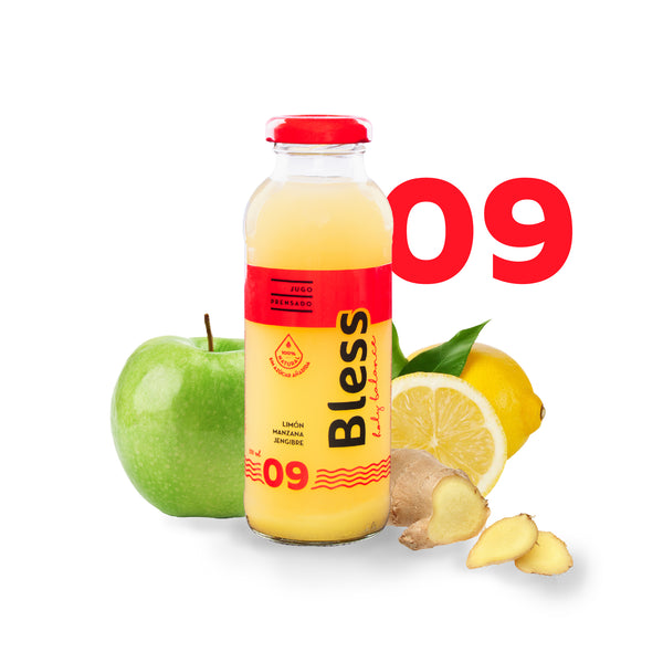 Jugo Bless Limón, manzana y jengibre 1000 ml