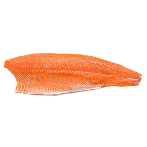 Filete de trucha Caleta Bay sin piel, congelado, de aproximadamente 700 gramos, ideal para preparar al horno o a la plancha